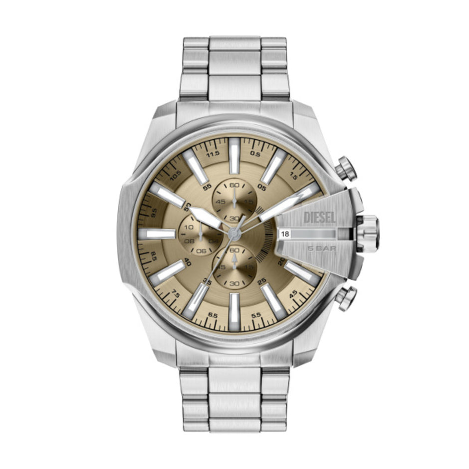 Men Mega Chief Slim Silver Watch