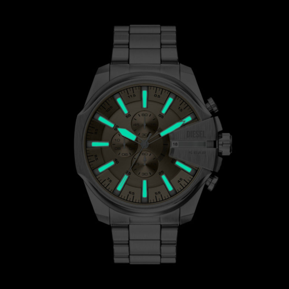 Men Mega Chief Slim Silver Watch