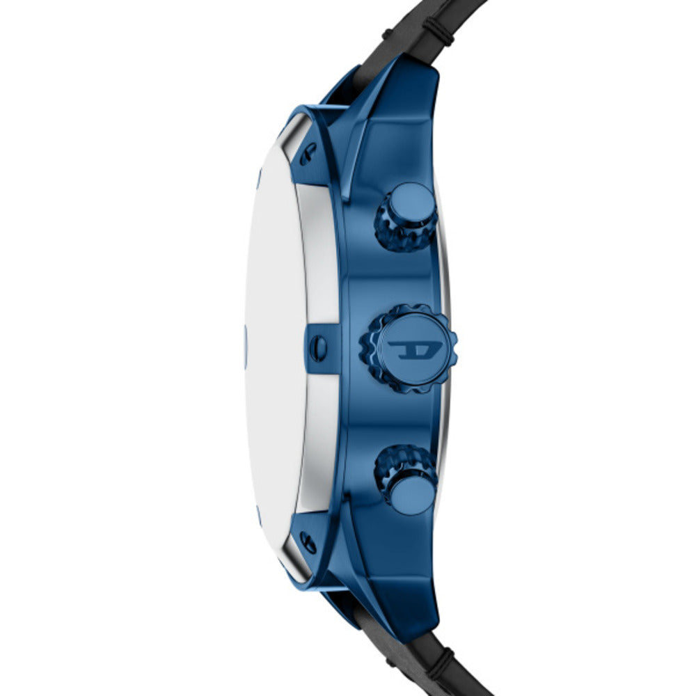 Men Spiked Blue Watch