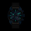 Men Spiked Blue Watch