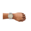 Men Mr. Daddy Slim Silver Watch