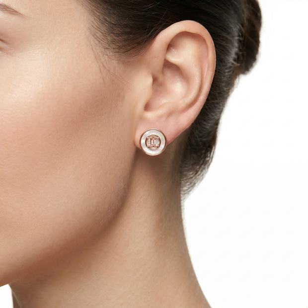 Women Rose Gold Earrings