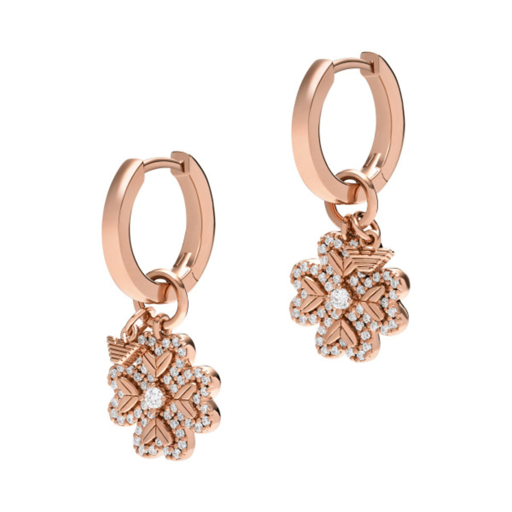 Women Sentimental Rose Gold Earring