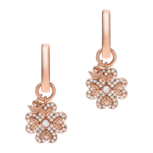 Women Sentimental Rose Gold Earring