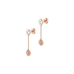 Women Sentimental Rose Gold Earring