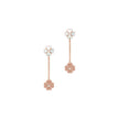 Women Sentimental Rose Gold Earring