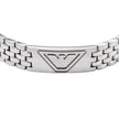 Men Eagle Logo Silver Bracelet