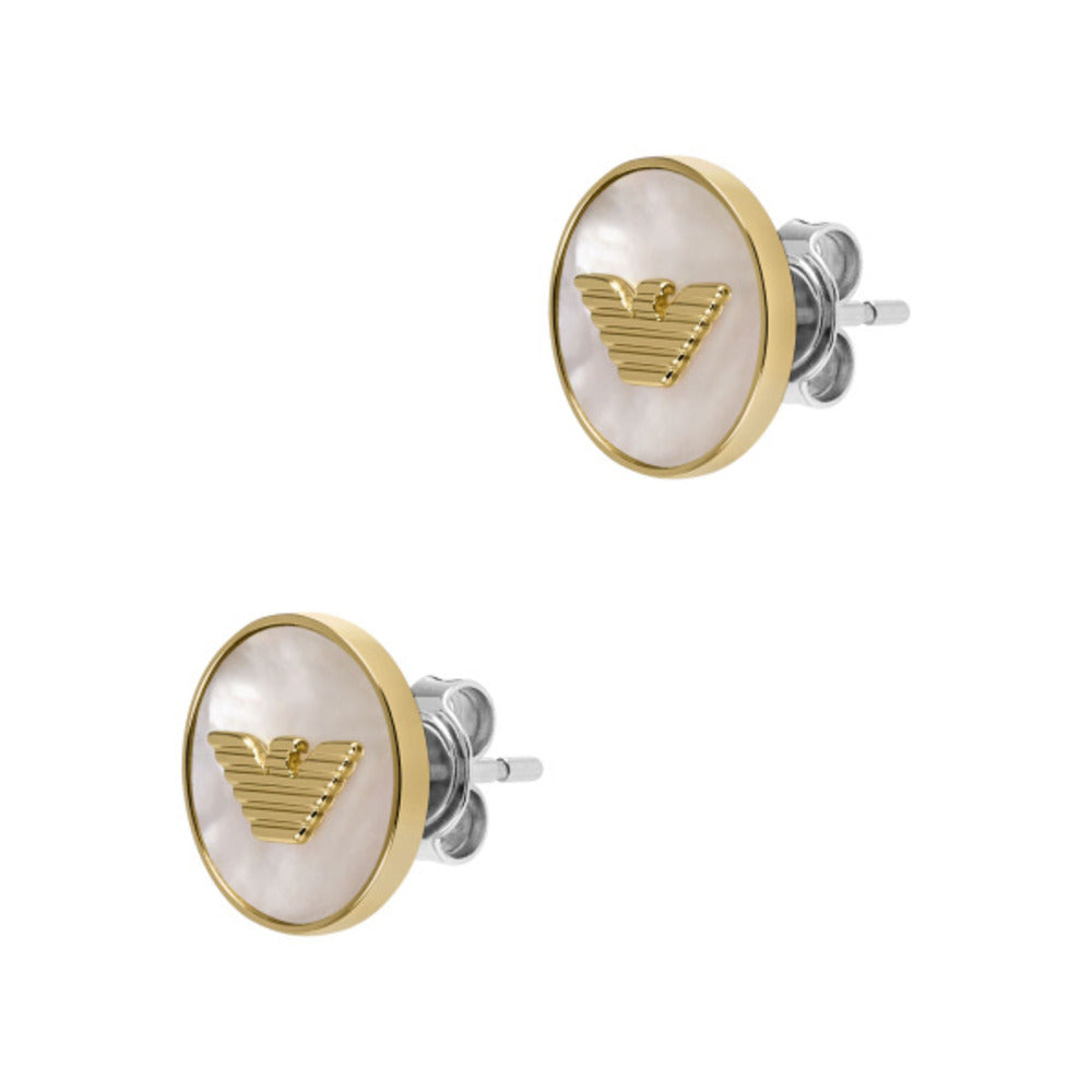 Women Eagle Logo Gold Earring