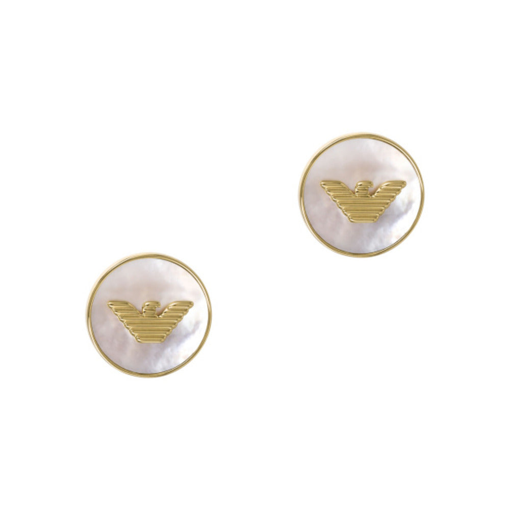 Women Eagle Logo Gold Earring