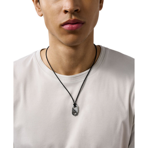 Men Eagle Logo Necklace