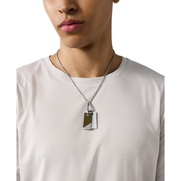 Men Eagle Logo Necklace