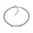 Men Eagle Logo Silver Bracelet