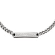 Men Eagle Logo Silver Bracelet