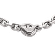 Men Eagle Logo Silver Bracelet