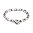 Men Eagle Logo Silver Bracelet