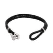 Men Eagle Logo Black Bracelet