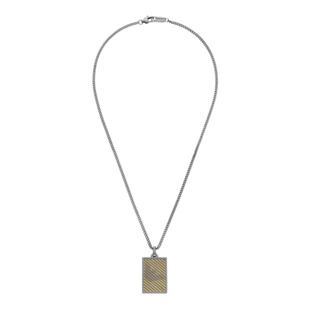 Men Eagle Logo Necklace