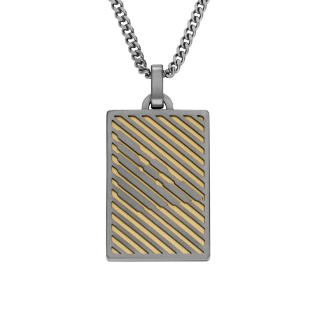 Men Eagle Logo Necklace