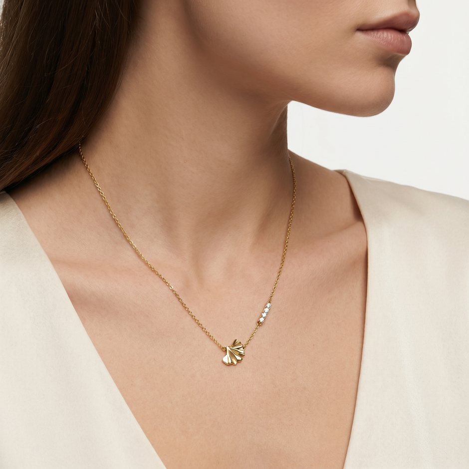 Women Sentimental Gold Necklace