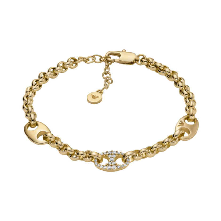 Women Eagle Logo Gold Bracelet