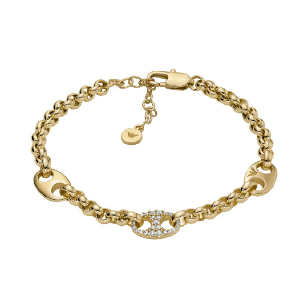 Women Eagle Logo Gold Bracelet