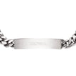 Men Eagle Logo Silver Bracelet