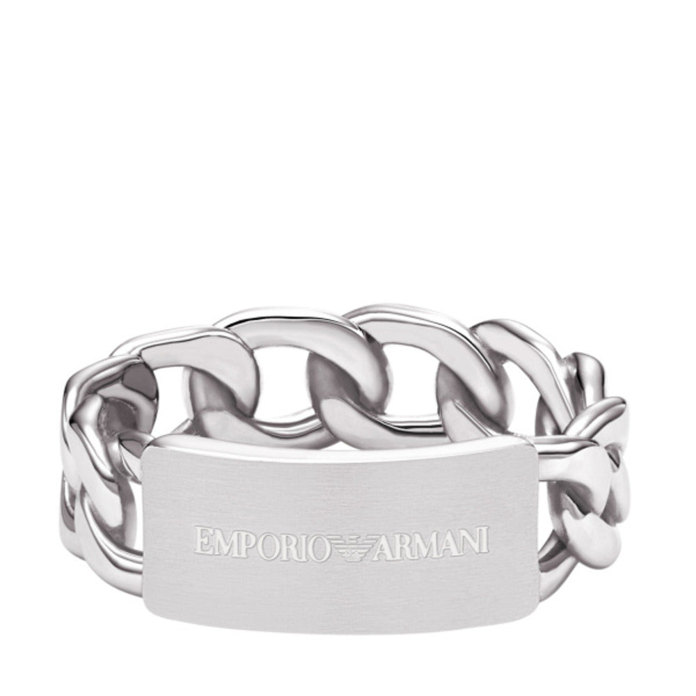 Men Eagle Logo Silver Ring