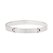 Men Eagle Logo Silver Bracelet
