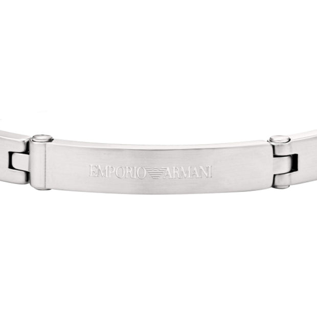 Men Eagle Logo Silver Bracelet