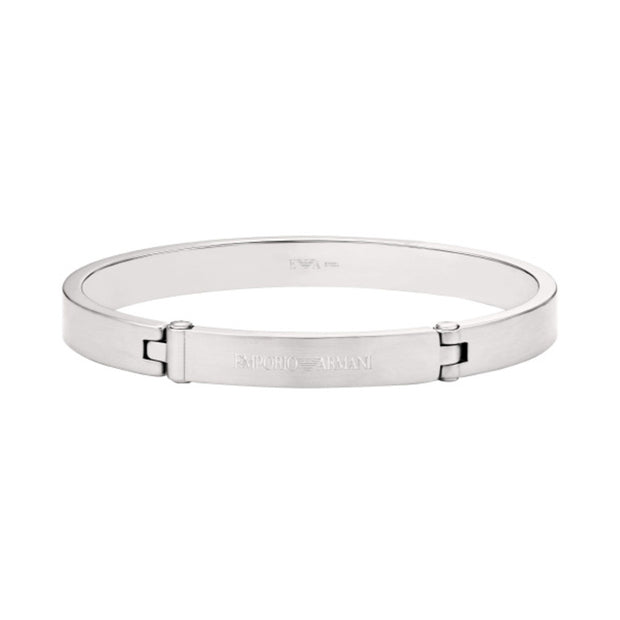 Men Eagle Logo Silver Bracelet