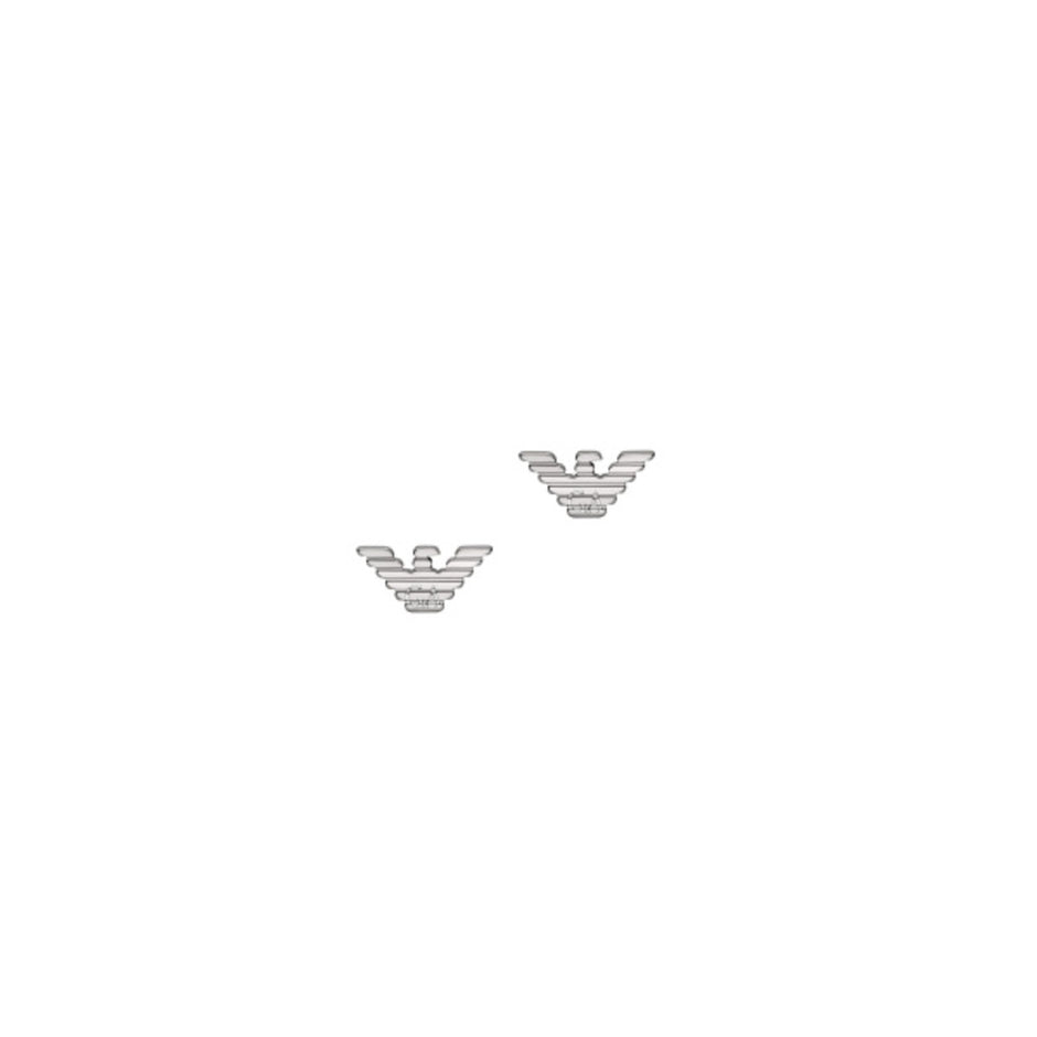 Men Eagle Logo Silver Earring