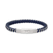 Men Eagle Logo Black Bracelet