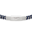 Men Eagle Logo Black Bracelet