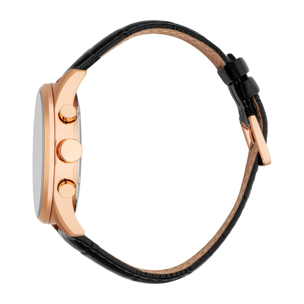 ساعة أوستن سوداء للرجال