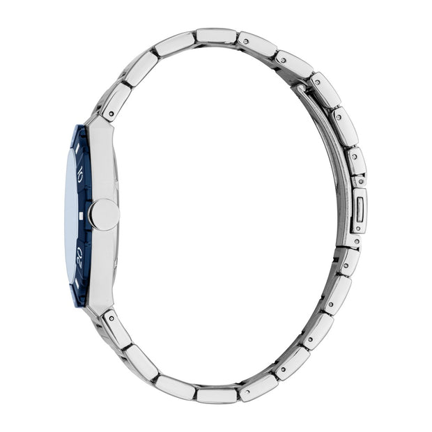 Men Miles Silver Watch