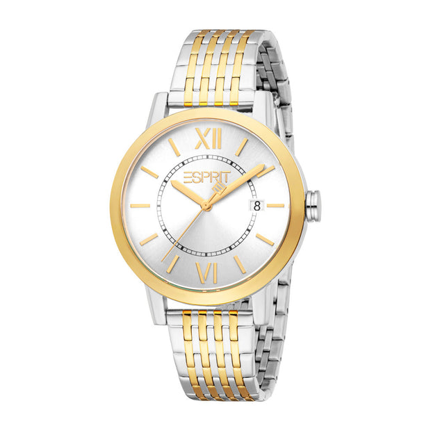 Men Benjamin Two Tone Watch