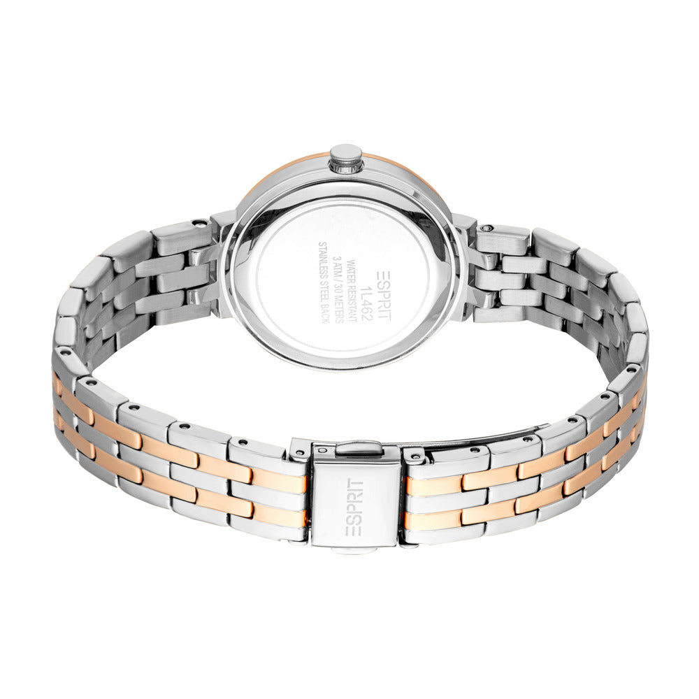 Savannah Women Silver & Rose Gold  Watch