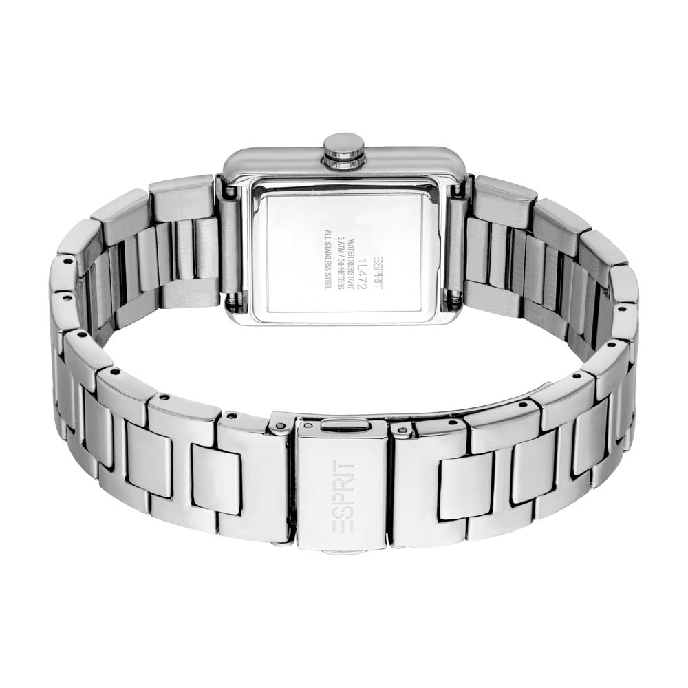 Women Avery Silver Rectangle Watch