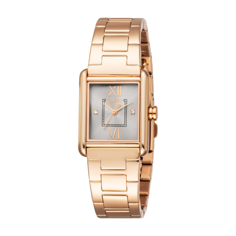 Women Avery Rose Gold Rectangle Watch