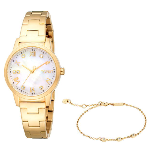 Women Inaya Gold Watch Set
