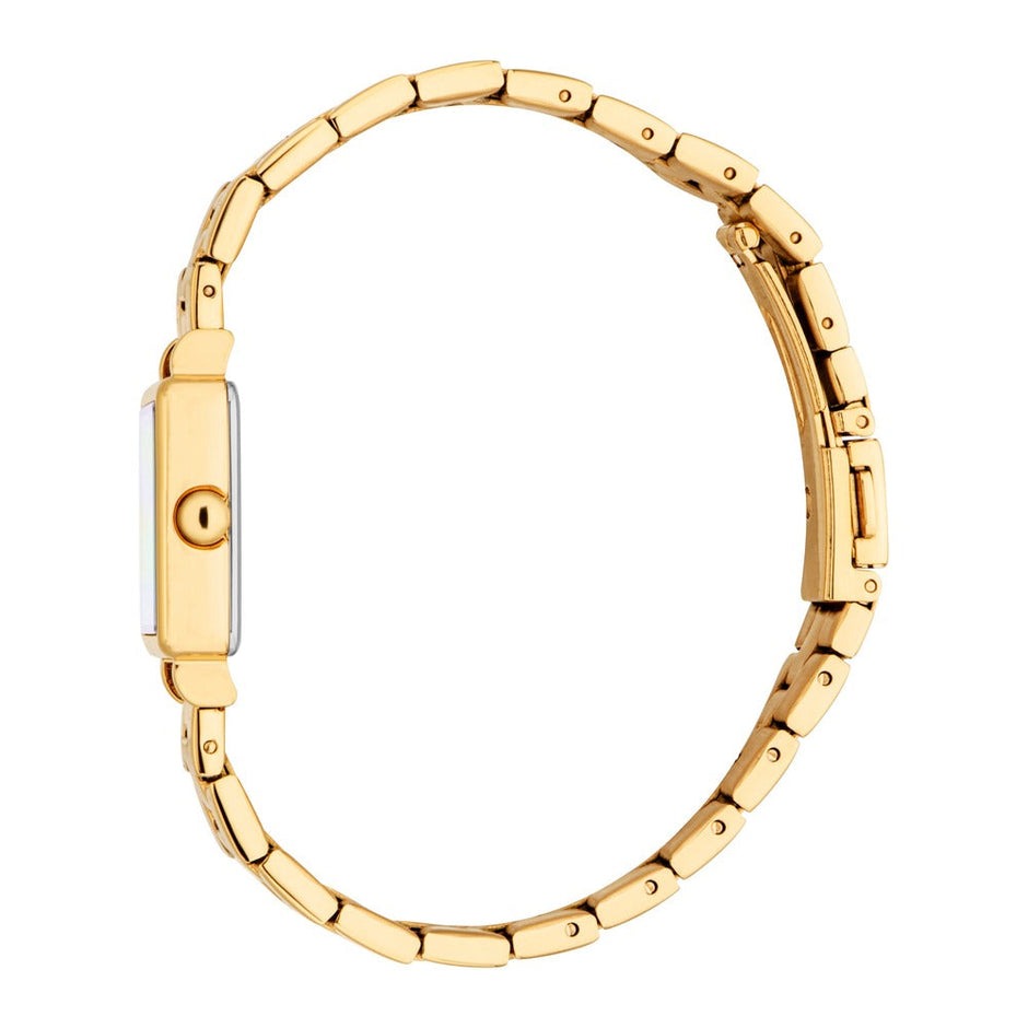 Women Square Golden Watch