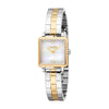 Women Square Two Tone Watch