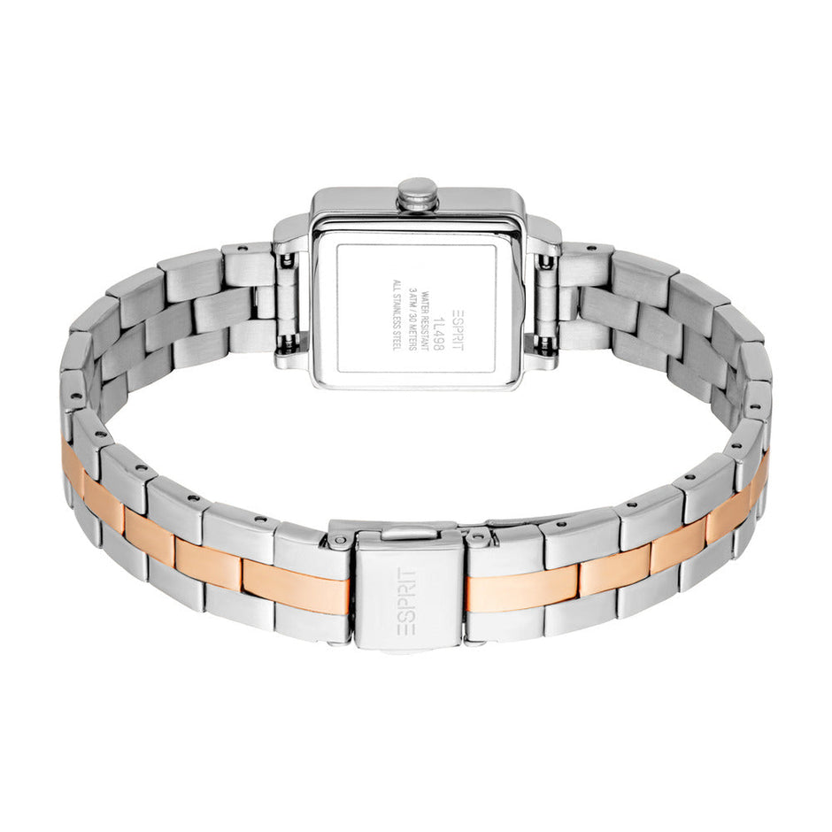 Women Square Two Tone Watch