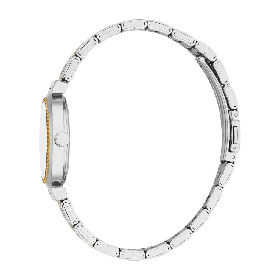 ساعة ليزلي ثنائية اللون نسائية 