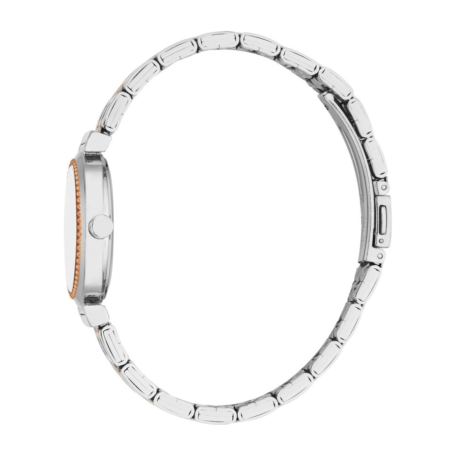 ساعة ليزلي ثنائية اللون نسائية