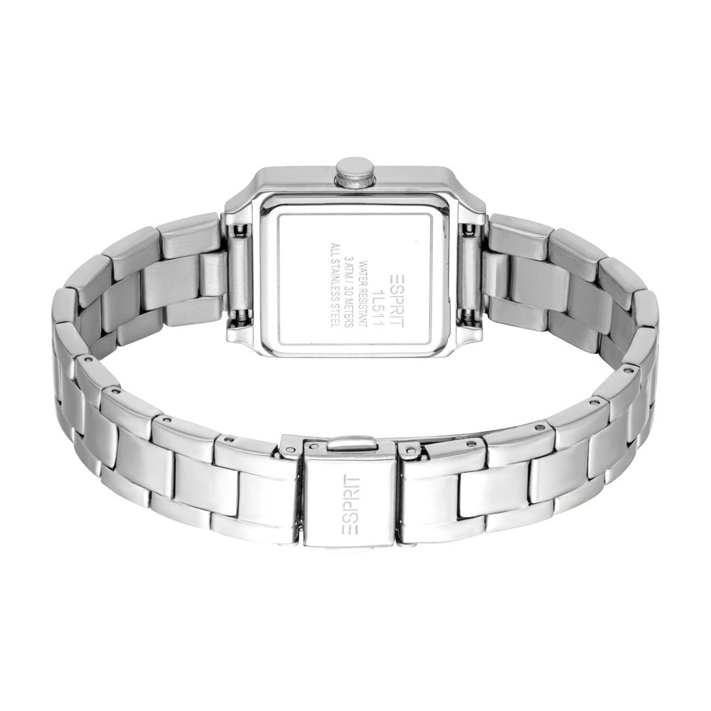 Women Sky Silver Watch Set