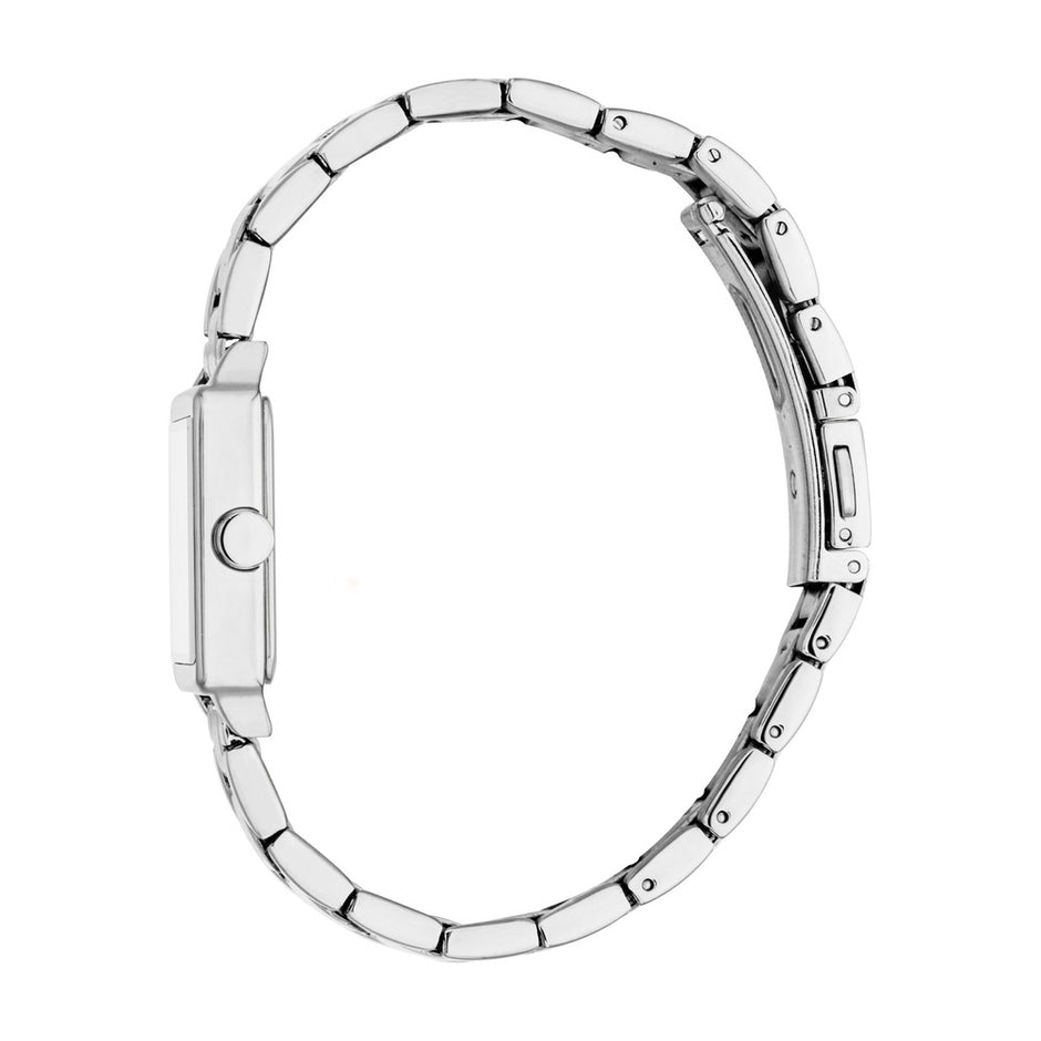 Women Sky Silver Watch Set