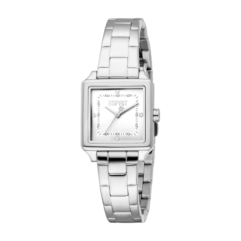 Women Sky Silver Watch Set