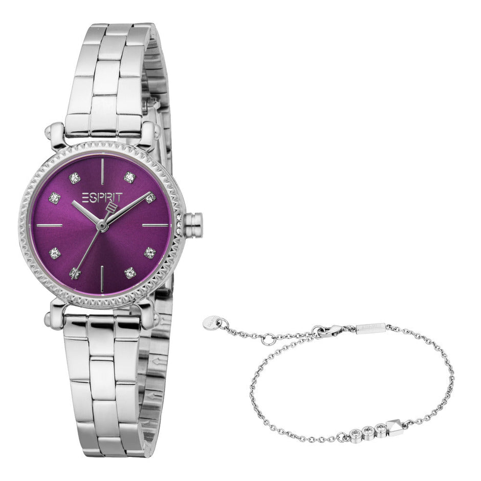 Women Melina Silver Watch Set