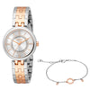 مجموعة ساعات ميرا ثنائية اللون للنساء